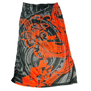 Lavalava Polynésien en Gros pour B2B, Design Unisexe avec Bordures Géométriques Complexes et Couleurs Vibrantes, Prix Usine Personnalisé - Product Image 3