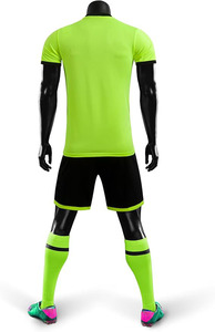 Tenue de football professionnelle unie, anti-humidité, à séchage rapide, sans logo, pour équipe. - Product Image 4