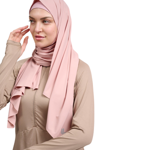 Hijab uni élégant pour femmes, tissu léger et doux, écharpe islamique, vente en gros, recyclable - Product Image 2