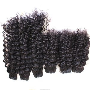 Extensions de cheveux humains bouclés birmans de qualité supérieure, offrant un volume naturel, une texture douce, une polyvalence de style et une qualité durable. - Product Image 5