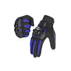 Gants de moto en cuir véritable de qualité supérieure, design optimal, ajustables, pour hommes, gants de course pour moto, taille personnalisée, logo - Product Image 6