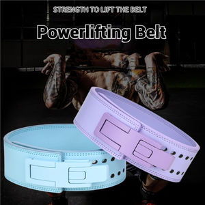 เข็มขัดยกน้ำหนักหนังแท้คุณภาพสูงแบบขายส่ง เข็มขัดยกน้ำหนักแบบมีหัวเข็มขัดสำหรับออกกำลังกายในยิม - Product Image 2