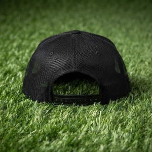 Men's <b>Black</b> Trucker Cap Custom Embroidered Logo Mesh Back Baseball Hat Adjustable Streetwear Outdoor - Product Image 6