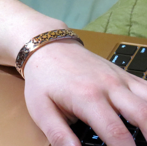 Bracelet en cuivre de style ayurvédique, motif étoile géométrique, en métal antique, durable, sans produits chimiques, écologique, vente en gros - Product Image 6