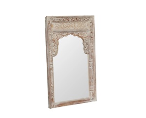 CELSON Rectangular Bohemian Wall <b>Mirror</b> Wooden Framed Handmade Decorative <b>Mirror</b> for Entryway or Bedroom - Product Image 5