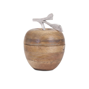 ไม้แอปเปิ้ลรูปโกศเผาศพสำหรับขี้เถ้าไม้ธรรมชาติโกศอุปกรณ์งานศพ - Product Image 1