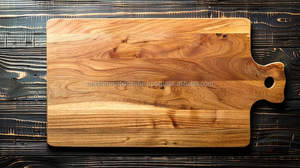 Bloc à découper en bois massif spacieux outil de cuisine essentiel pour chaque chef - Product Image 4