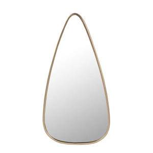 Miroir mural arqué de luxe moderne avec cadre en fer pour la décoration haut de gamme de la maison et des mariages - Product Image 1