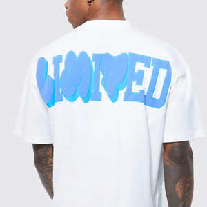 Camiseta Oversize con Estampado Puff a Bajo Precio para Hombre, Diseño de Moda, Camisetas con Estampado Puff para Hombre - Product Image 4