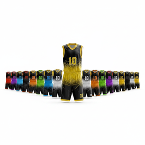 Tenue de match de basketball personnalisée légère et respirante 220 GSM pour jeunes et adultes – Kit uniforme de sport pour équipes – Fabricant de vêtements de sport - Product Image 1