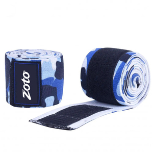 Camouflage Elastic Knee Support <b>Wraps</b> with Custom Logo Heavy Duty <b>Gym</b> Leg Compression <b>Wraps</b> Bulk Wholesale - Product Image 2