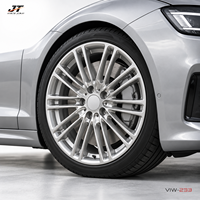 Jantes forgées multi-rayons en maille de 18 à 22 pouces, jantes de roue argentées 5x112 5x114.3 Monoblock VIW-233 pour BMW Audi Mercedes-Benz