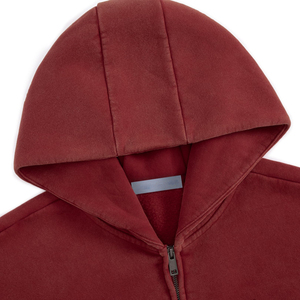 Basics coton mélangé meilleurs produits confortable couleur unie teint facile à porter sweat à capuche de haute qualité lavé à l'acide pour hommes - Product Image 4