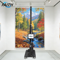 Equipo de impresión de arte digital en pared con efecto 3D de alta definición Faith, sistema de tinta avanzado, impresora 3D para decoración de interiores