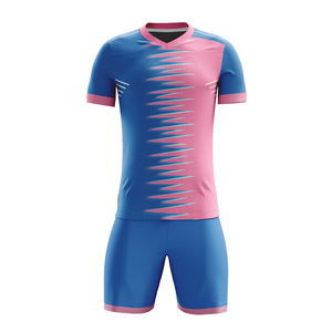 Tenues de football personnalisées à manches longues respirantes à col en V pour adultes, ensemble de vêtements de sport d'hiver avec design personnalisé multicolore - Product Image 3