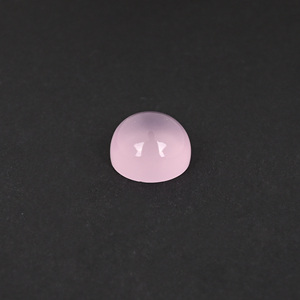 Quartz rose naturel authentique, cabochon rond de 26 carats, pierre précieuse de guérison en vrac pour la fabrication de bijoux - Product Image 3