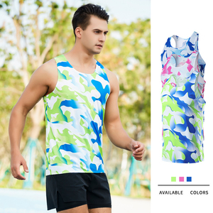 Clothing Gold High Quality Men Knitted Tank Top Screen Printing OEM Service Latest Design Anti-Pilling High Street - Product Image 5