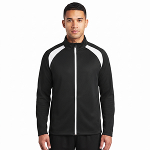 <b>Men's</b> Chenille Printed Turtleneck Zipper Jacket Sporty Track Jacket Breathable Autumn Eco-Friendly Waterproof England Jacket - Product Image 1
