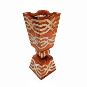 Quemador de Incienso Hecho a Mano, Duradero, de Madera Maciza Ecológica, Diseño Antiguo, Hecho a Mano en India, para Uso Religioso, Porta Incienso para el Hogar - Product Image 4