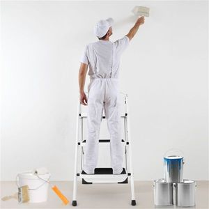 Scala Pieghevole a 3 Gradini, Capacità 150 kg, Gradini Antiscivolo, Design Leggero e Salvaspazio per Uso Domestico e Esterno - Product Image 3