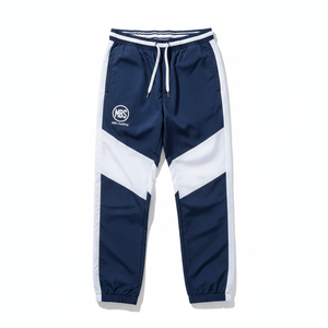 Custom <b>Men</b> <b>Navy</b> Blue Windbreaker Pants Waterproof Striped <b>Joggers</b> Athletic Sports Tracksuit Trousers Outdoor Workout Jogging Pan - Product Image 2