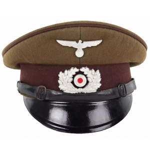 Casquettes d'officier brodées faites à la main sur mesure, casquettes d'uniforme d'officier de qualité supérieure - Product Image 2