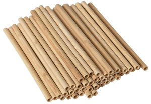 Natural <b>Bamboo</b> Drinking <b>Straws</b> Eco Friendly Biodegradable Disposable Beverage <b>Straws</b> for Home Party and Cafe Use - Product Image 3