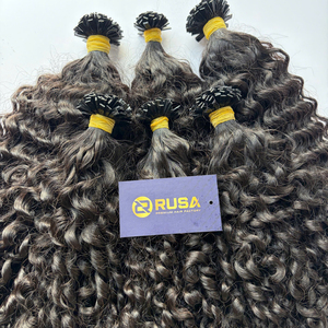Extensiones de Cabello Humano Vietnamita Virgen de Primera Calidad con Punta Plana y Queratina, Color Personalizado - Product Image 3