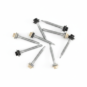 PDC Hex Head Self Drilling <b>Screw</b> Carbon Steel Class 4.8/6.8 Zinc/<b>Galvanized</b> Coarse Thread Bonded EPDM Washer DIN Standard Inch - Product Image 1
