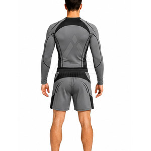 Ensemble Rashguard et Short de MMA Professionnel – Vêtements de Compression Légers avec Coupe Confortable et Moderne pour Activités de Plein Air - Product Image 4