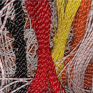 4mm Multi-color Waterproof Reflective Super Strong UHMWPE Outdoor Camping Rope Tent Rope Hammock Rope