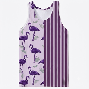 เสื้อกล้ามคอกลมผ้าโพลีเอสเตอร์ 100% น้ำหนัก 180 กรัม สีพื้น สำหรับใส่ลำลองในฤดูร้อน เป็นมิตรกับสิ่งแวดล้อม เหมาะสำหรับออกกำลังกาย ผลิตตามสั่ง ถักด้านหน้า - Product Image 6
