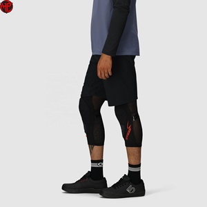 Pantalones Cortos de Ciclismo para Hombre, Tejidos, con Cordón Ajustable, Cintura Media, Logotipo Frontal, Transpirables, Anti-UV, para Ciclismo al Aire Libre - Product Image 4