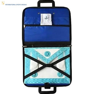 Custom Design Leather <b>Masonic</b> Regalia Soft <b>Case</b> High Quality Eco-Friendly Durable Unisex for Safe Storage Easy Transportation - Product Image 2