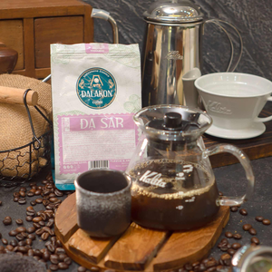 Mélange Torréfaction Moyenne Agrumes Amères Typica 250g Arabica Café Moulu Premium Caféiné en Gros Sachet Zip Scellé Fournisseur Vietnam - Product Image 1