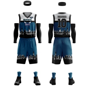 Meilleur prix Shorts de basket-ball d'été réversibles BSCI pour hommes Vêtements de sport imprimés avec logo personnalisé avec numéro d'équipe Laker Uniform - Product Image 4