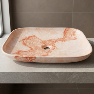 Lavabo Rectangular de Cerámica de Diseño Moderno Vistaar, Artículos Sanitarios de Lujo para el Hogar, Sala de Estar y Comedor - Product Image 5