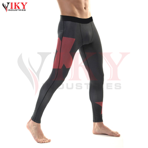Lightweight Newest Trendy Product Best Quality Comfortable Hand Made Men's Active Running Wear MMA <b>Compression</b> <b>Leggings</b> - Product Image 3