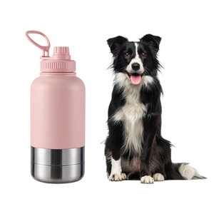 Portable 3 in 1 Stainless Steel Sports Bottle 32oz <b>Insulated</b> Water Bottle Custom Logo with Compartments for Outdoor Travel - Product Image 1
