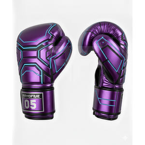Guantes de entrenamiento personalizados para saco de boxeo, guantes de boxeo al por mayor de cuero PU, guantes de entrenamiento con logo personalizado - Product Image 1
