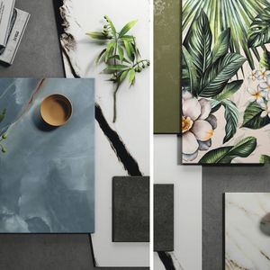 Azulejos de Porcelana Premium con Textura Tallada de 600x1200, Decoración Rústica de Alta Gama para Paredes de Vestíbulos de Hoteles de Lujo, Azulejos para Interiores Corporativos - Product Image 5