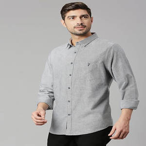 Camisas de franela de algodón de longitud completa de alta calidad para hombre patrón de cuadros oscuros para Polo Turn-Down verano Casual manga larga - Product Image 1