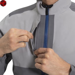 Chaqueta Impermeable para Hombre 2026, Cortavientos, Transpirable, para Exteriores, con Bloques de Color y Cierre de Cremallera - Product Image 3