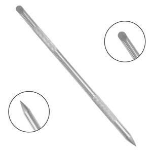 Herramienta Profesional de Doble Cara para Dar Forma a las Cutículas de las Uñas, con Cuchilla Angulada de Acero Inoxidable, Instrumento de Manicura y Pedicura, Empujador de Cutículas - Product Image 2