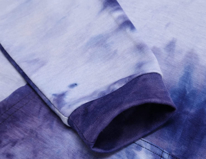 Sweat-shirt en coton respirant de haute qualité pour femme, style décontracté, classique et élégant, idéal pour le quotidien, avec motif tie-dye. - Product Image 2