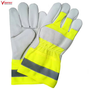 Gants de sécurité décontractés en cuir de chèvre de qualité supérieure, respirants, avec doublure en fausse fourrure, détection des aiguilles, utilisation quatre saisons, gants d'opéra - Product Image 1