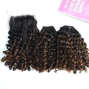 Vente en gros 100% perruque d'extensions de cheveux humains naturels vietnamiens pour les femmes noires style Curl italien - Product Image 2