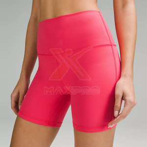 Shorts de compression pour femmes à taille haute, respirants, à prix abordable, marque privée - Product Image 3