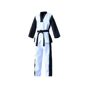 Uniforme de Artes Marciales de Taekwondo y Karate Personalizado con Logotipo, de Poliéster/Algodón, Secado Rápido y Transpirable, Unisex para Adultos, en Oferta - Product Image 2