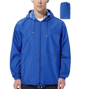 Solid Color Windbreaker <b>Jacket</b> for Men's Custom Made Full Zipper Hooded Windbreakers <b>Jackets</b> at <b>Cheap</b> Price Outdoor Wear <b>Jacket</b> - Product Image 3